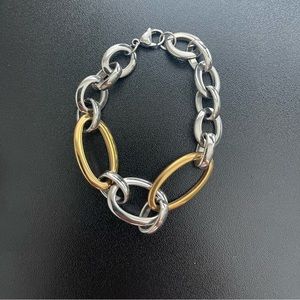 Vintage mixed metal bracelet